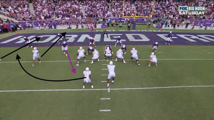Edwards’ first touchdown of the day was perhaps his easiest, as the route tree Colorado used sprung him free for a walk-in score.